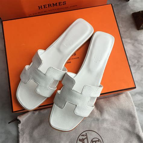 hermes slippers women